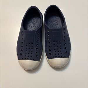 Native Toddler Navy Blue Slip-On Shoes